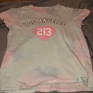 A short sleeve cotton candy shirt